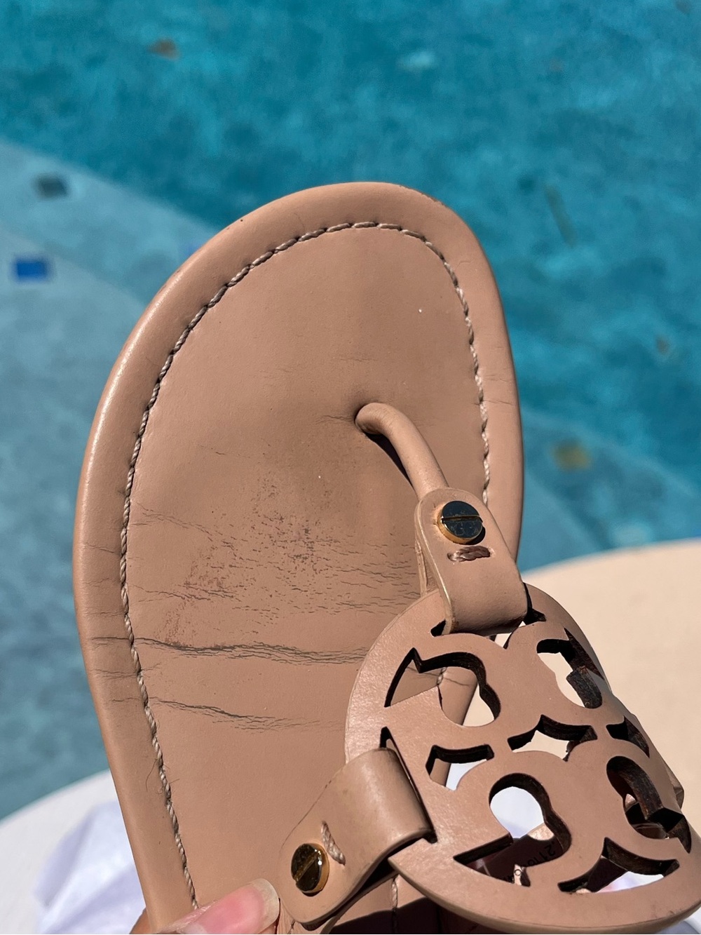 Tory Burch Miller Light Make Up Sandals-Calf Leather - Picture 8 of 16